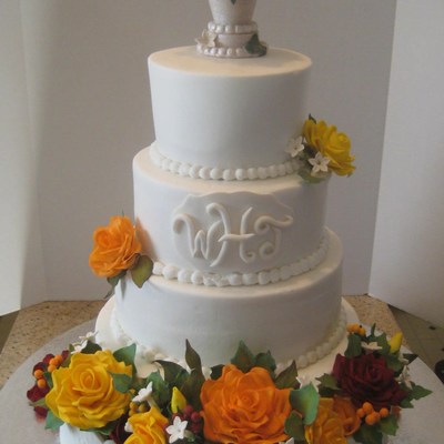 Hensley Fall Wedding Cake