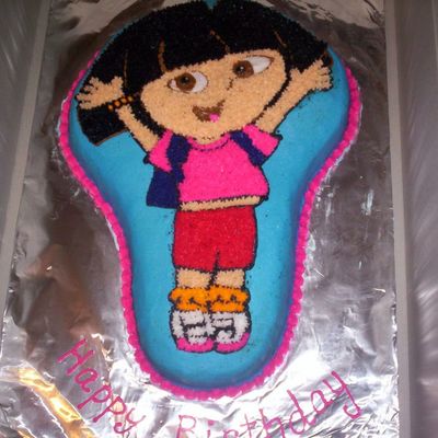 Dora Birthday Cake