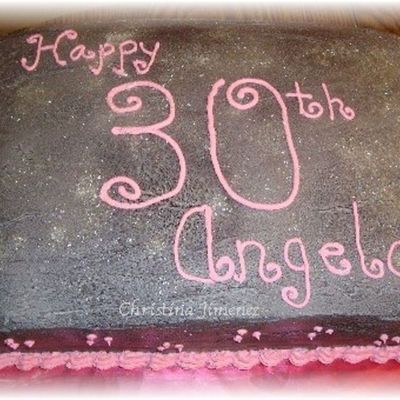 Daughter's 30Th Birthday Cake