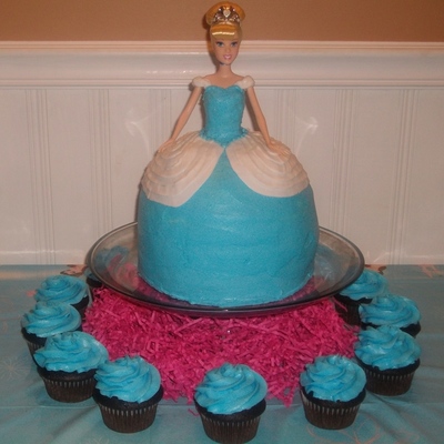 Cinderella Doll Cake