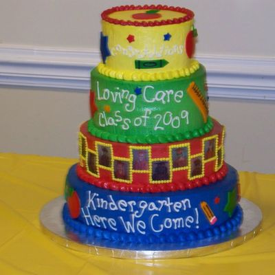 Preschool Graduation Cake #1