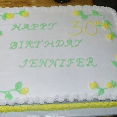 Birthday Sheet