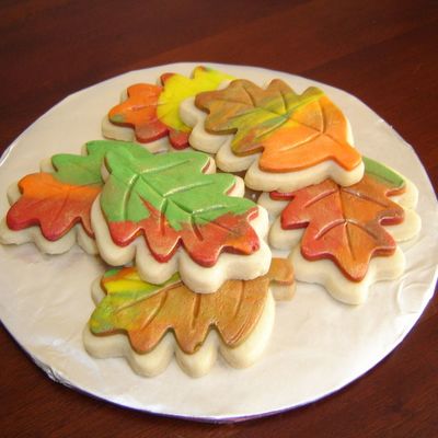 Fall Leaf Cookies