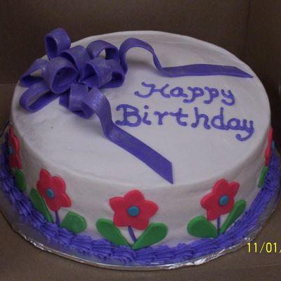 Flower Birthday Cake