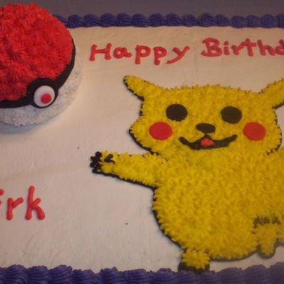 Pokeman Birthday Cake