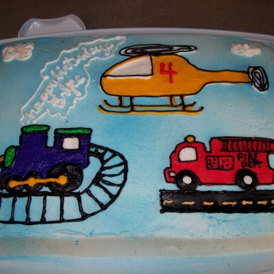 Transportation Cake