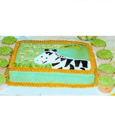 Jungle Welcome Baby Cake