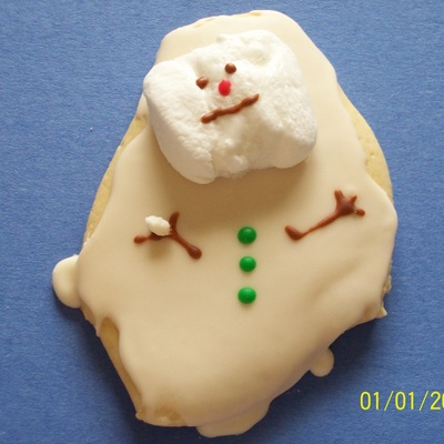 Melted Snowmen Cookies