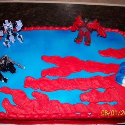 Transformers Easy Cake