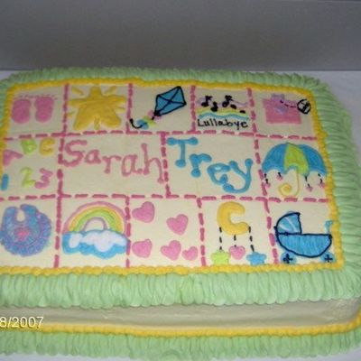 Welcome Baby Cake