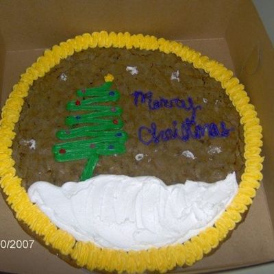 Christmas Cookie Cake