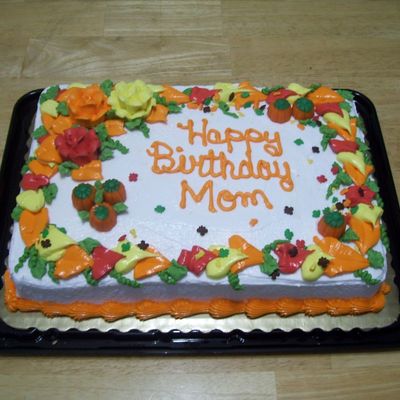 Fall Birthday Cake
