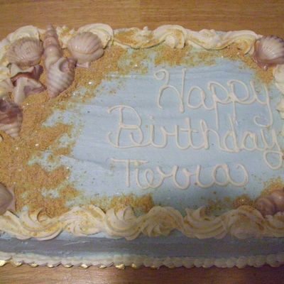 Seashell Birthday Cake