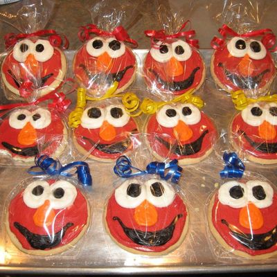 Elmo Cookie Favors