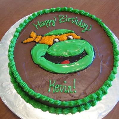 Kevins Ninja Turtle Cake