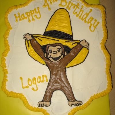 Curious George Cupcakecake