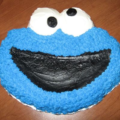 Cookie Monster Cake