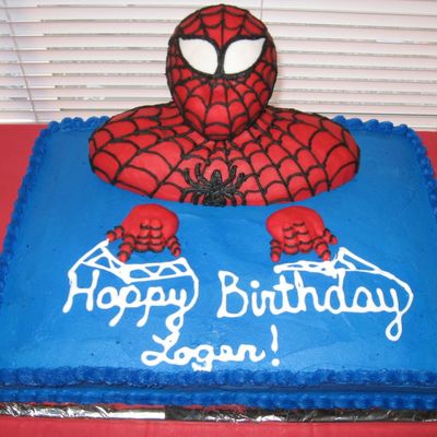 Logan's Spiderman Cake