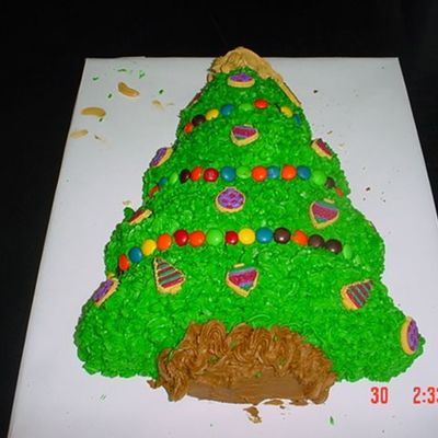 My Christmas Tree Cake