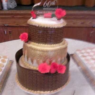 60Th Anniversary Cake