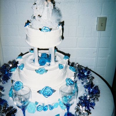 First Ever Wedding Cake