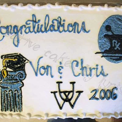 Uow College Graduation Cake