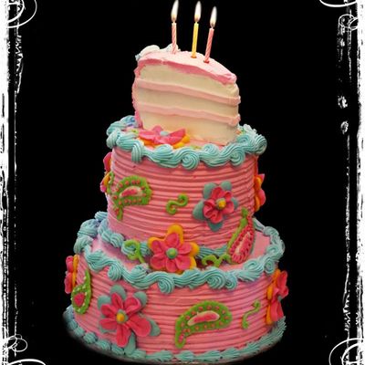 Paisley And Flower Birthday