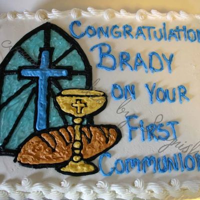 First Communion Cake