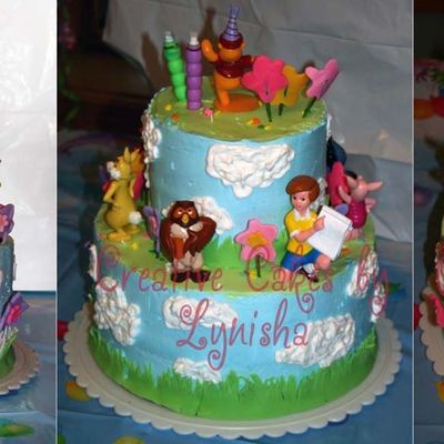 Pooh & Friends Birthday Cake