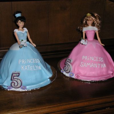 Princess Doll Cakes