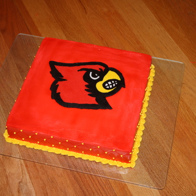 Louisville Cardinals Cake