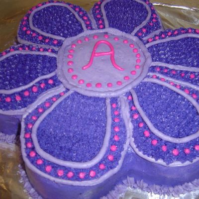 Purple Flower Cake