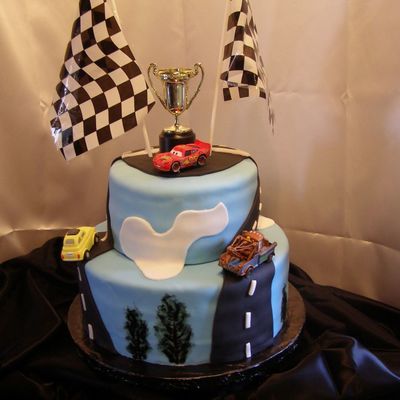 Cars B-Day Cake