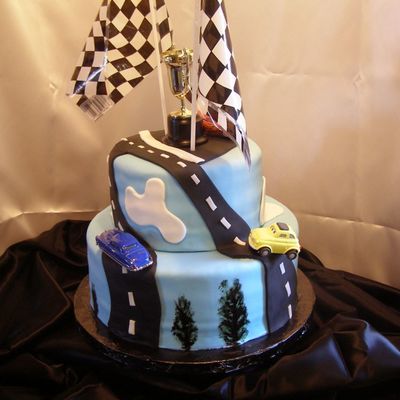 Cars B-Day Cake