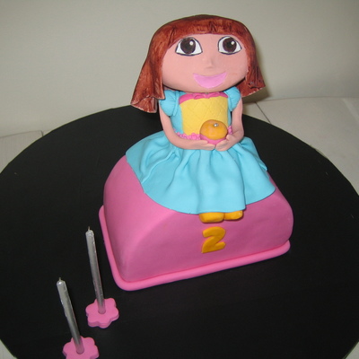 Dora Birthday Cake - Second Birthday