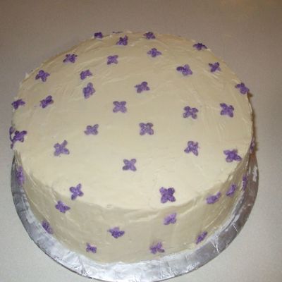 Sugared Lilacs Cake