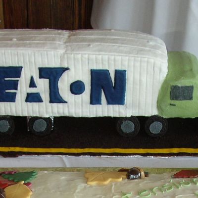Semi-Truck Cake