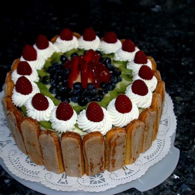Lemon Mousse Cake For Bil B-Day