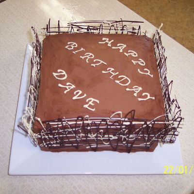 Chocolate Cake - Birthday For Dave