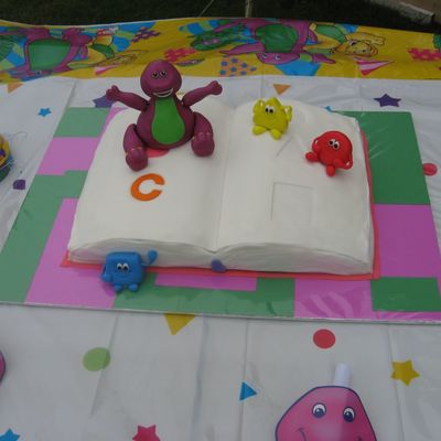 Barney Cake