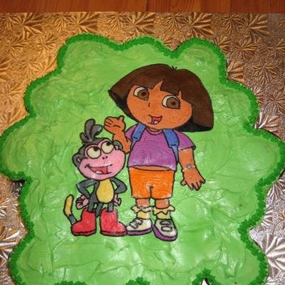 Dora's Cupcake Cake