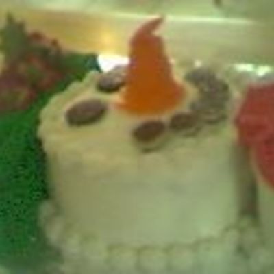 Head From Snowman Cake