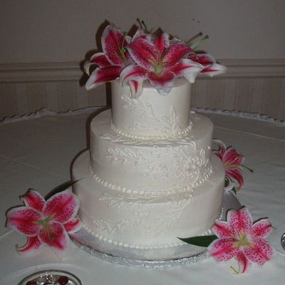 Star Gazer Lilies & Bridal Gown Design