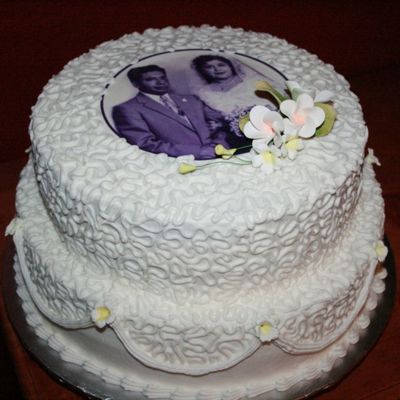 50Th Anniversary Cake