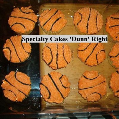 Basketball Cupcakes