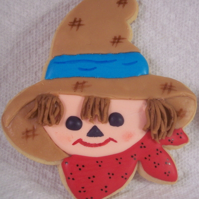 Scarecrow Halloween Cookies