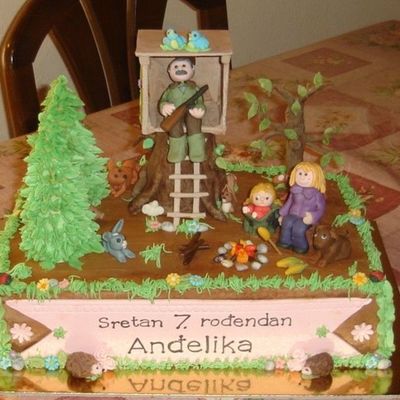 Hunting Themed Bday Cake