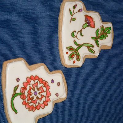 Cookies Made For Cousin's Wedding In Sept