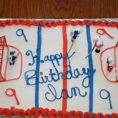 Hockey Cake For Son's Birthday 2005