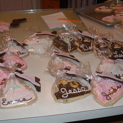 Julie & Garrett's Wedding Cookies Sept 2006